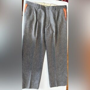 Orvis Gray Herringbone Dress Pants